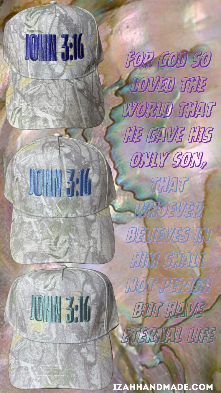 JOHN 3:16 CAMO trucker hat