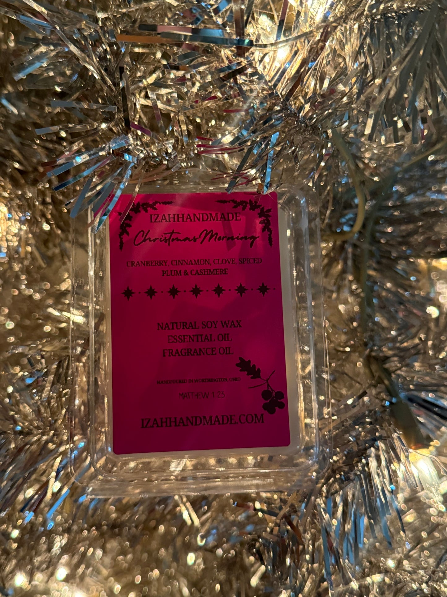 Christmas Morning Christmas Candle