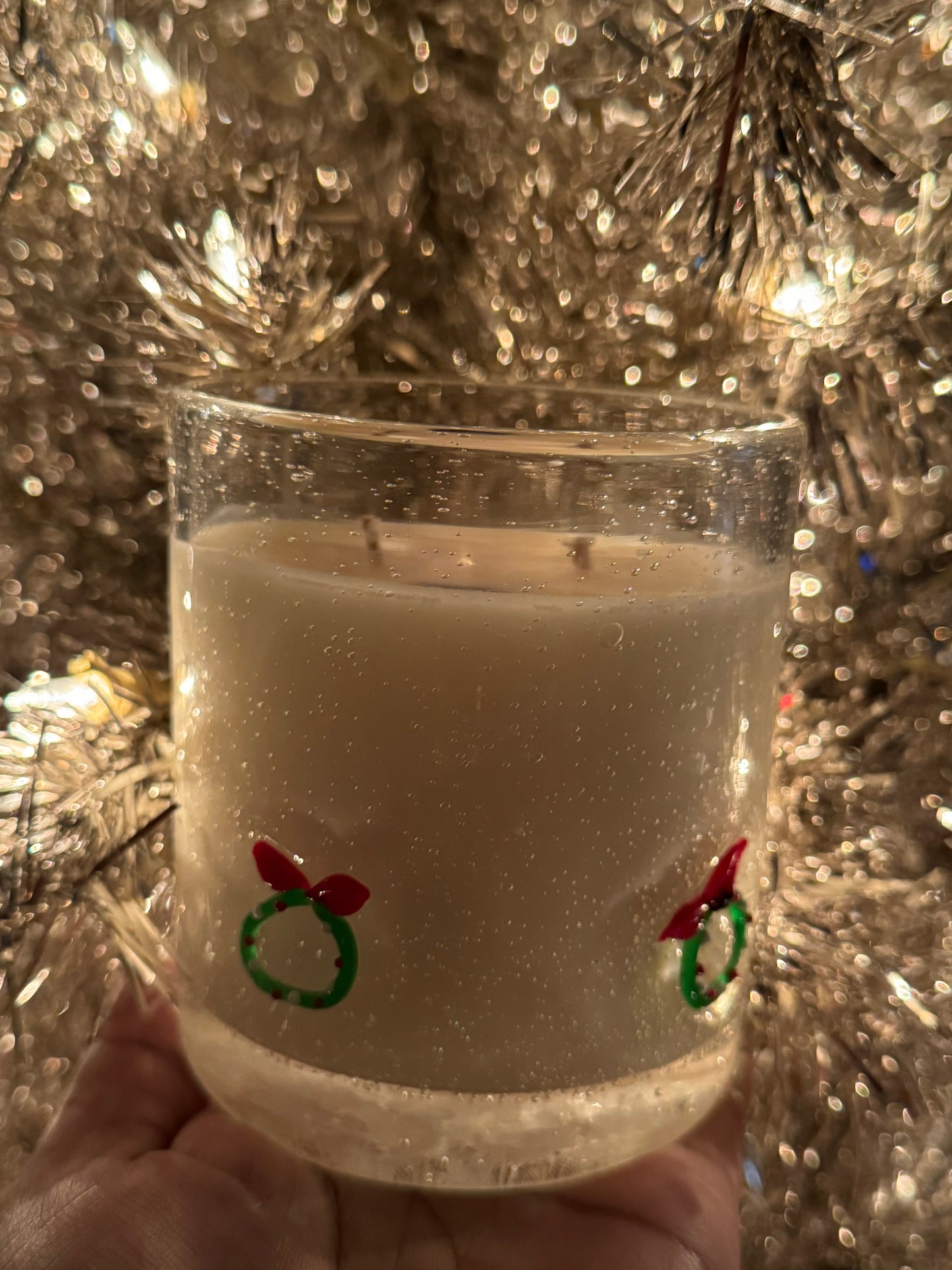Apple n’ Tinsel Christmas Candle