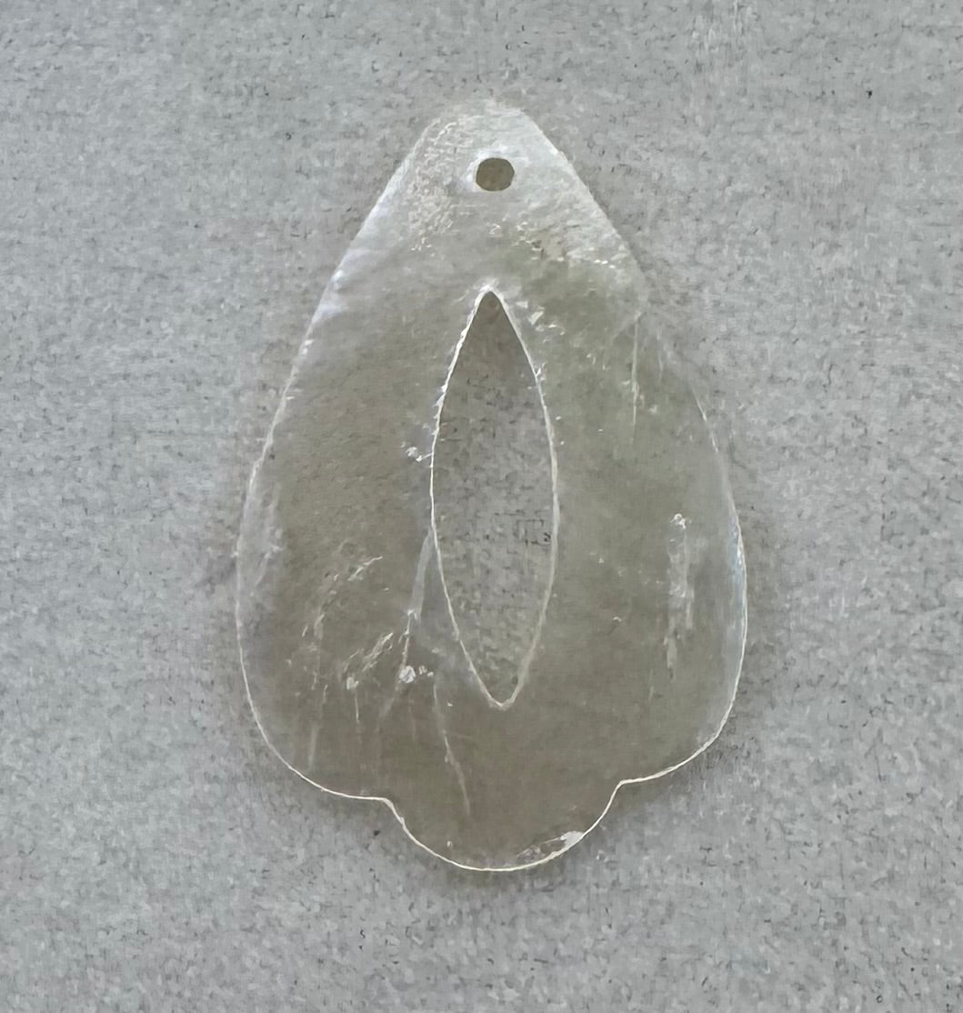 Mother of pearl chandelier charm