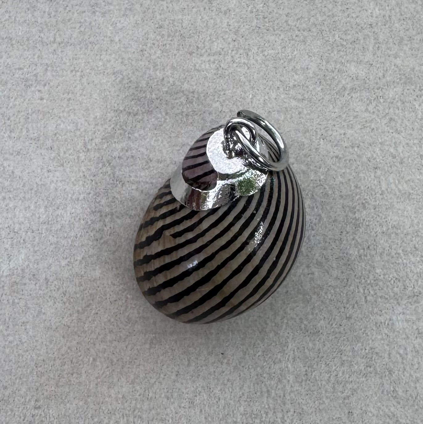 Silver shell Charm