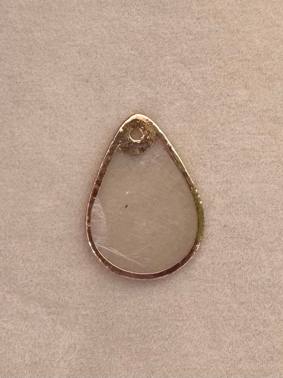 Gold shell charm