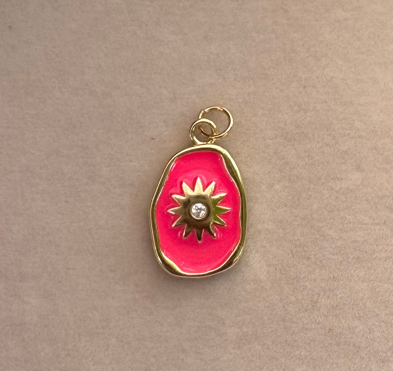 Sun burst charm