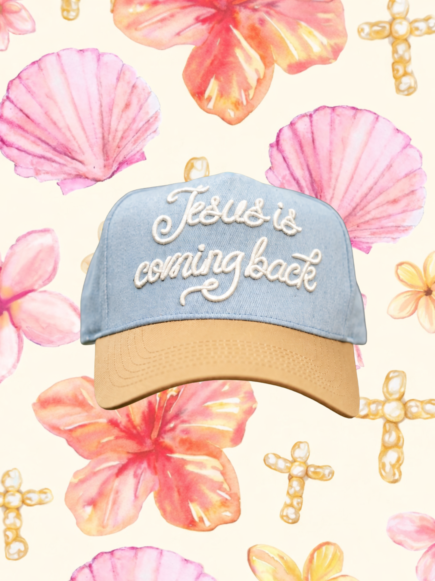 Jesus is coming back trucker hat
