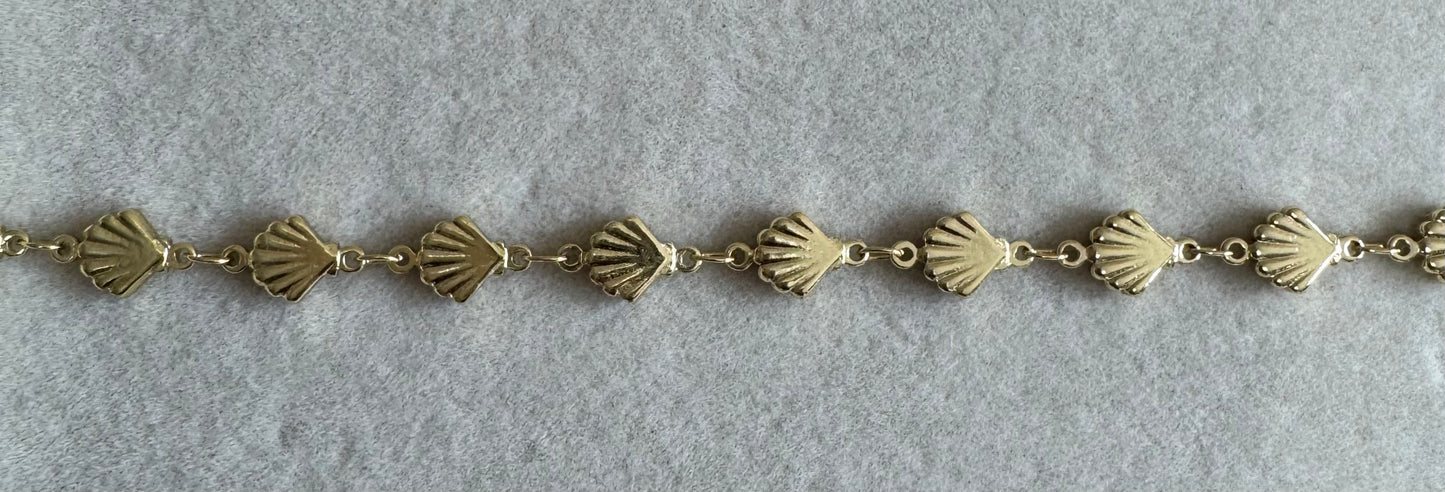 Sea shell charm chain