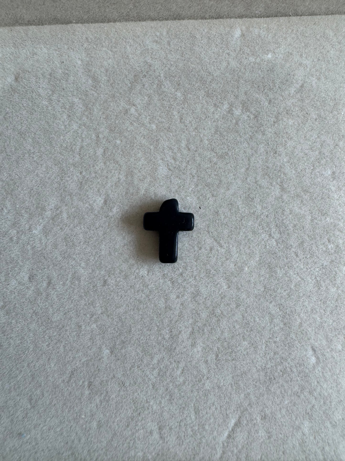 Black cross charm