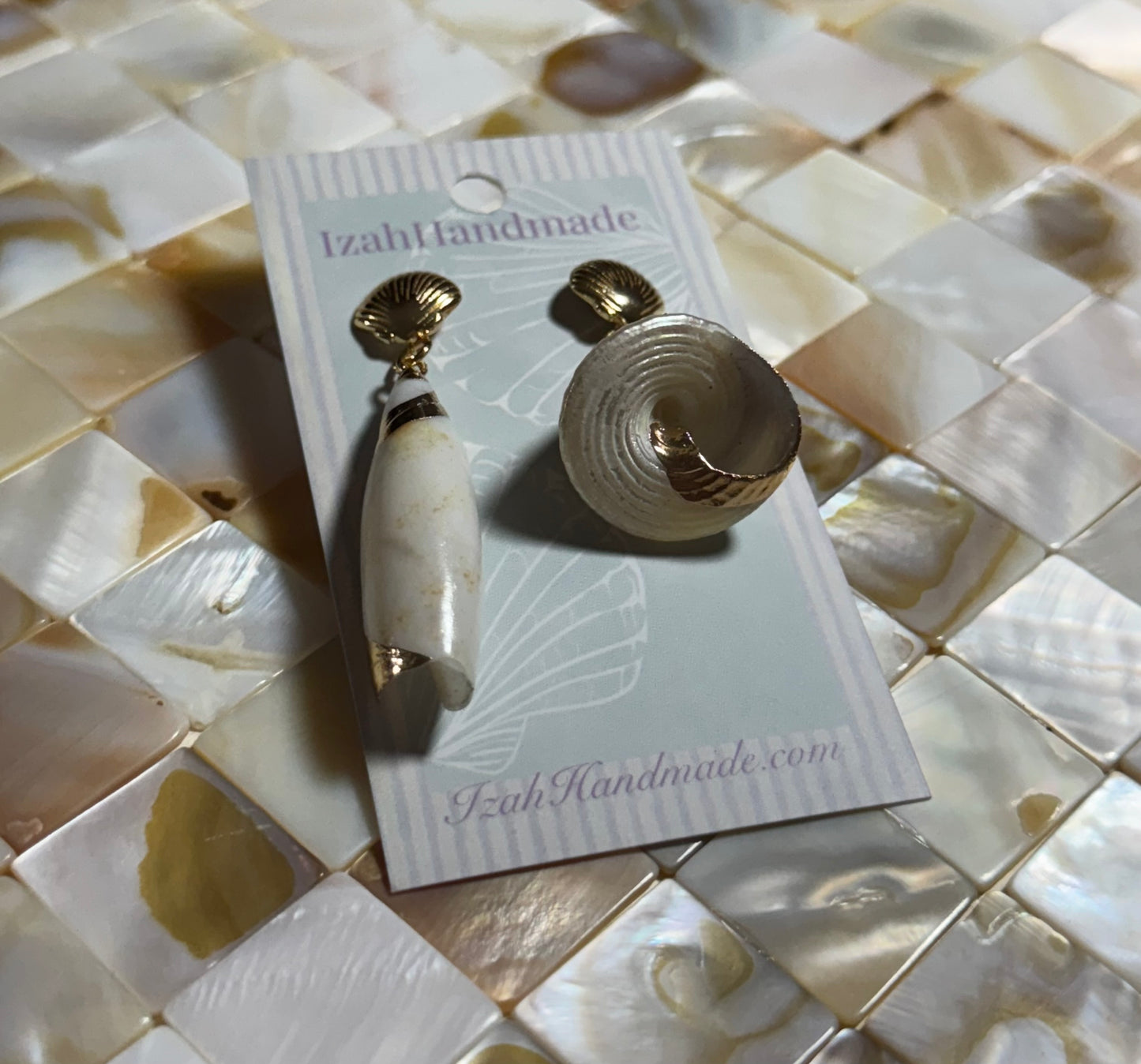 Sea Shell Mismatch Studs