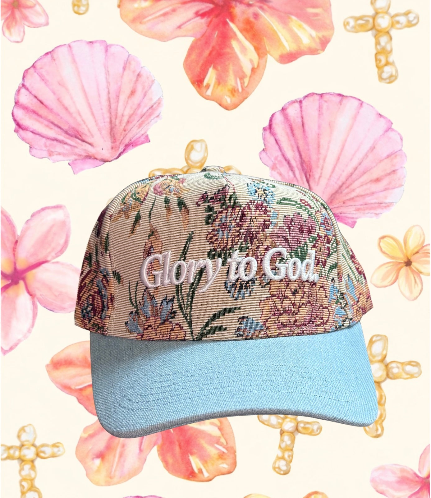 Glory To God Vintage Trucker Hat