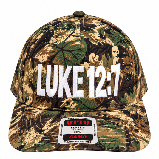 CAMO LUKE 12:7 HAT