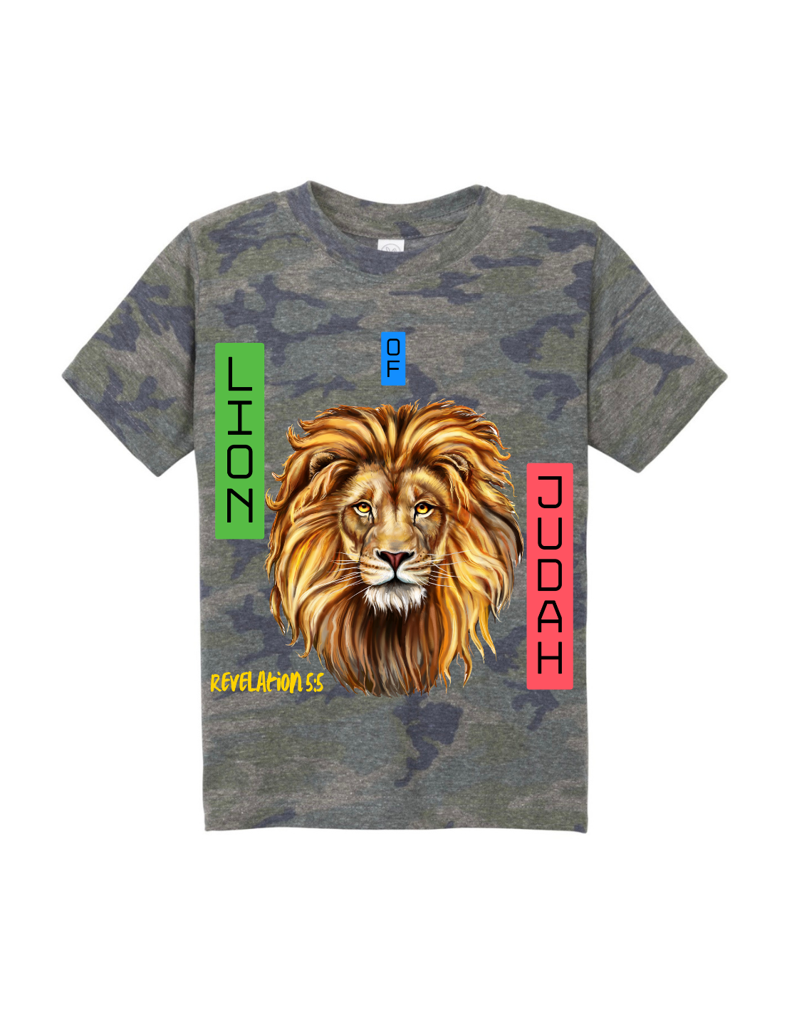 Toddler/Youth Lion of Judah Vintage Camo