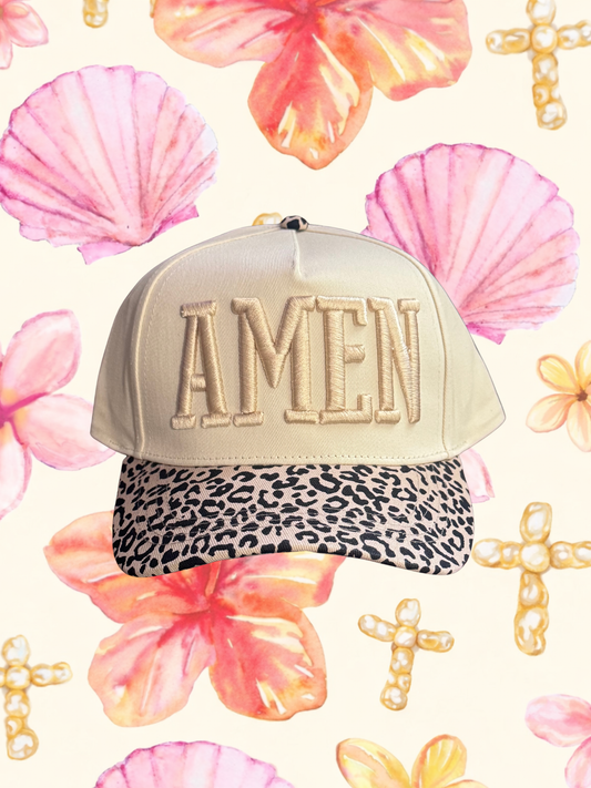 Amen Cheetah Trucker Hat