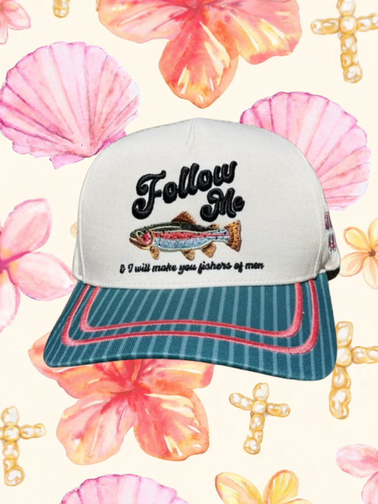 Matthew 4-19 Fishers of men trucker hat