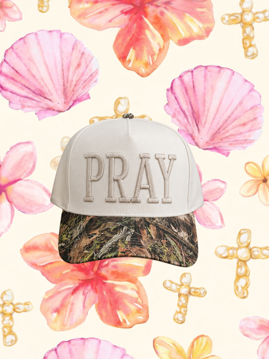Pray Real Tree Trucker Hat