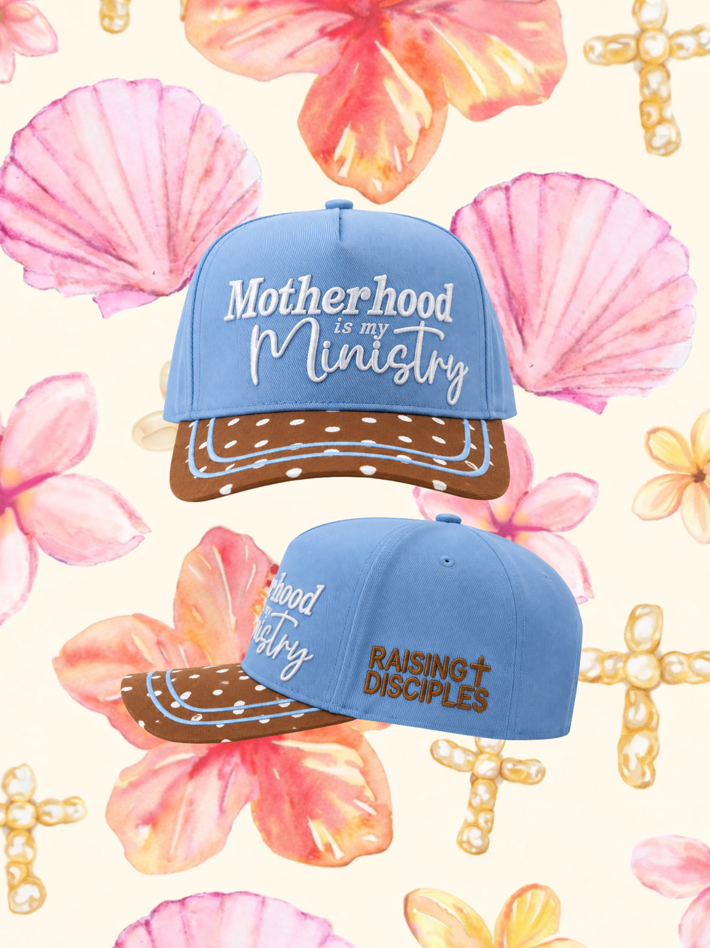 Motherhood is my ministry-raising disciples trucker hat