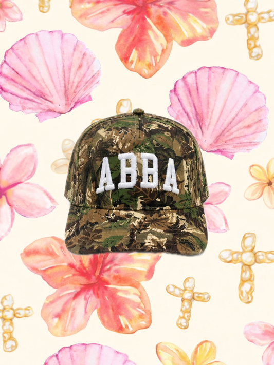 ABBA real tree trucker hat