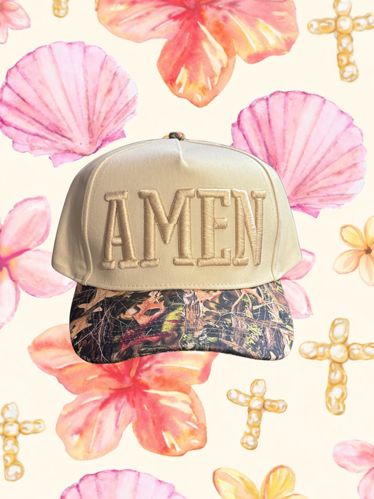 Amen Real Tree Trucker Hat