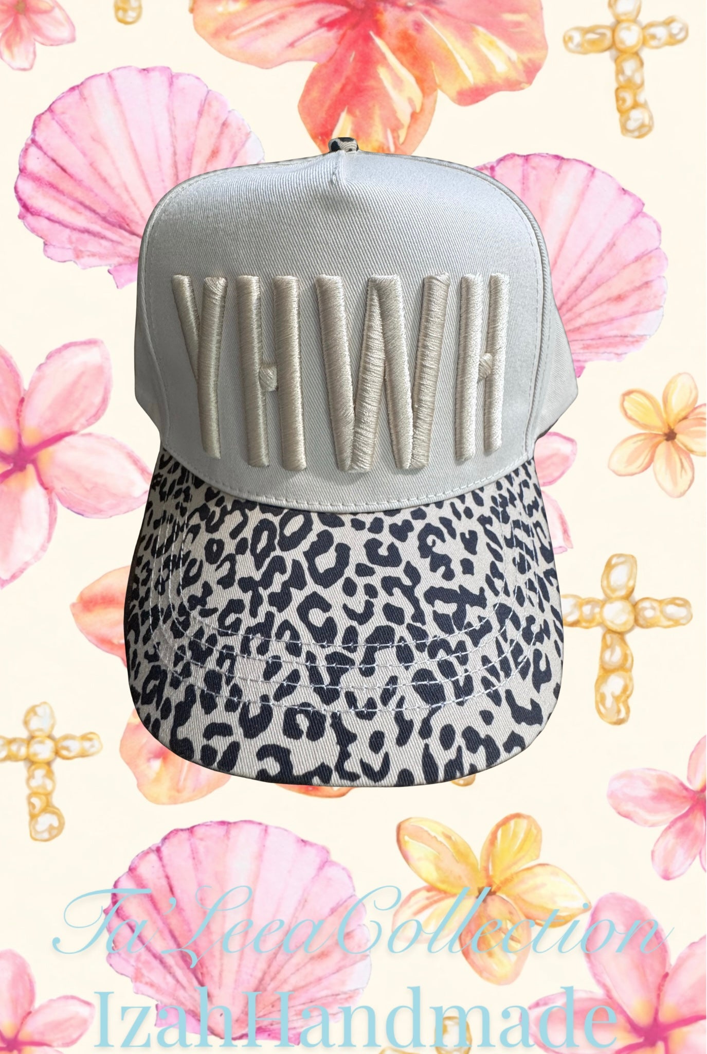YHWH cheetah trucker hat