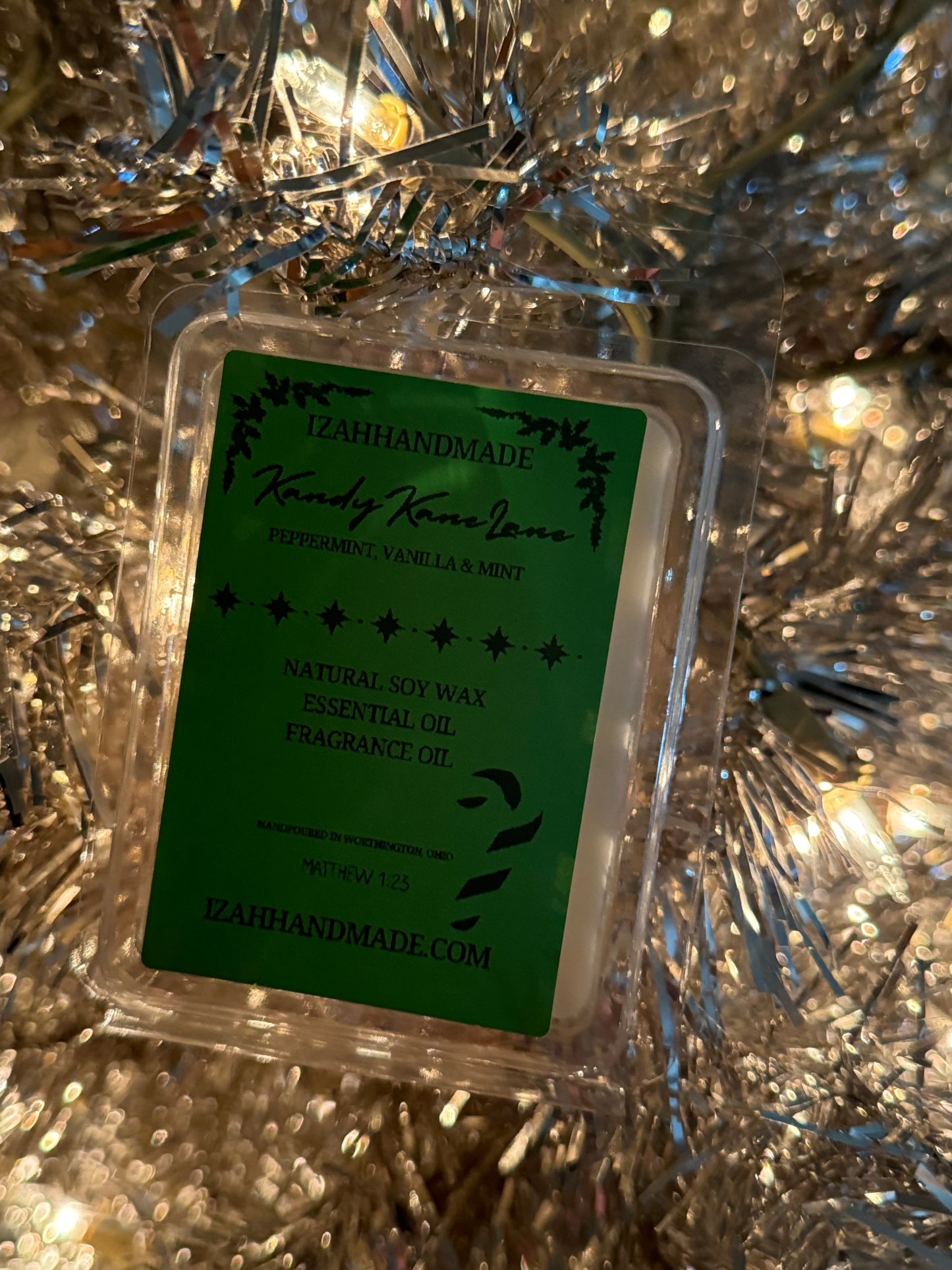 Kandy Kane Lane Christmas Candle