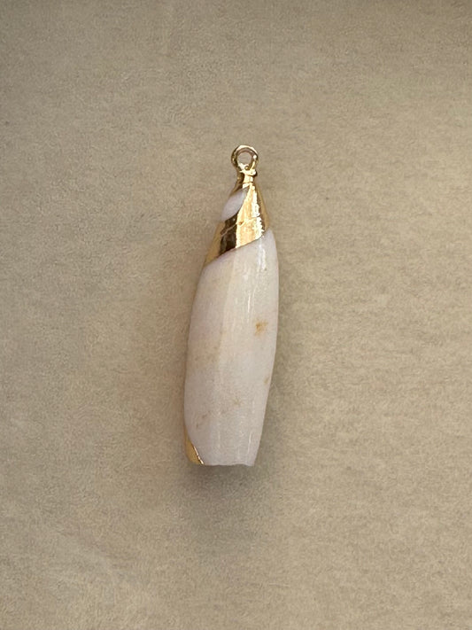 Swirl shell charm