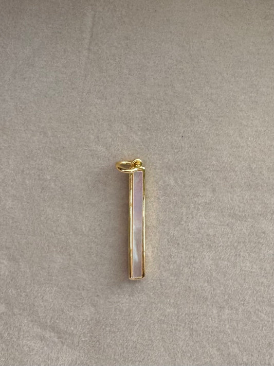 Mother of pearl line charm