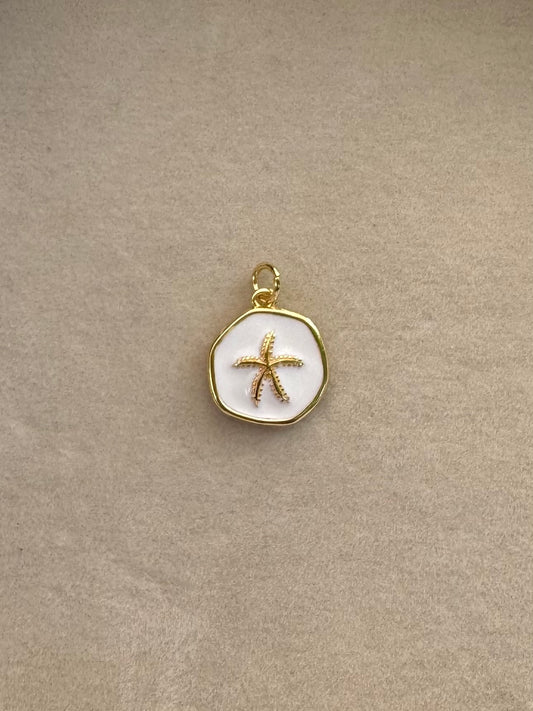 Star enamel charm