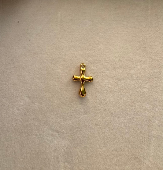 Bubble cross charm