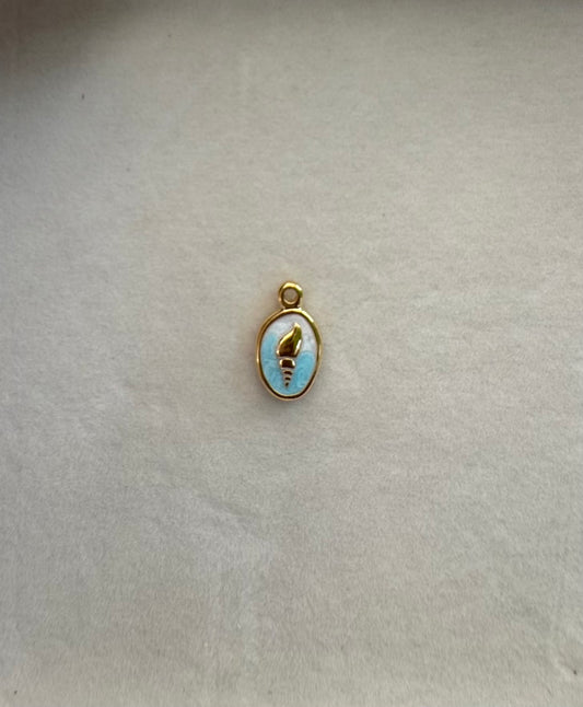 Blue coastal charm