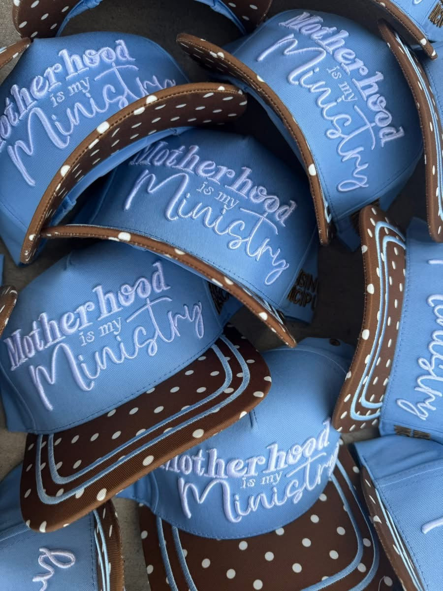 Motherhood is my ministry-raising disciples trucker hat