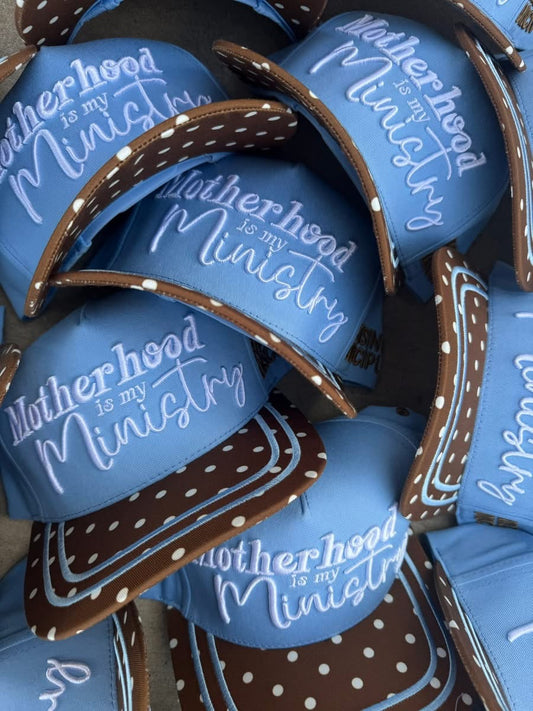 Motherhood is my ministry-raising disciples trucker hat
