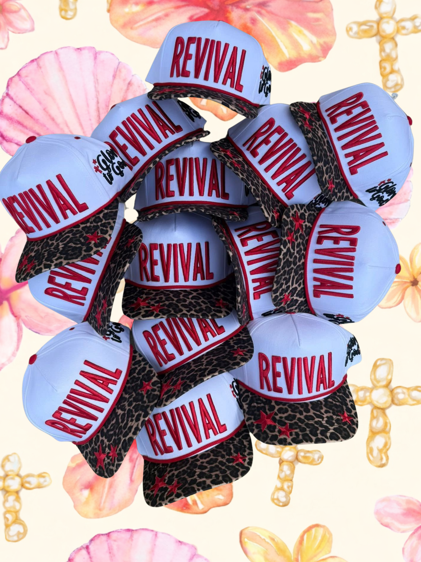 Leopard Red Revival Trucker Hat