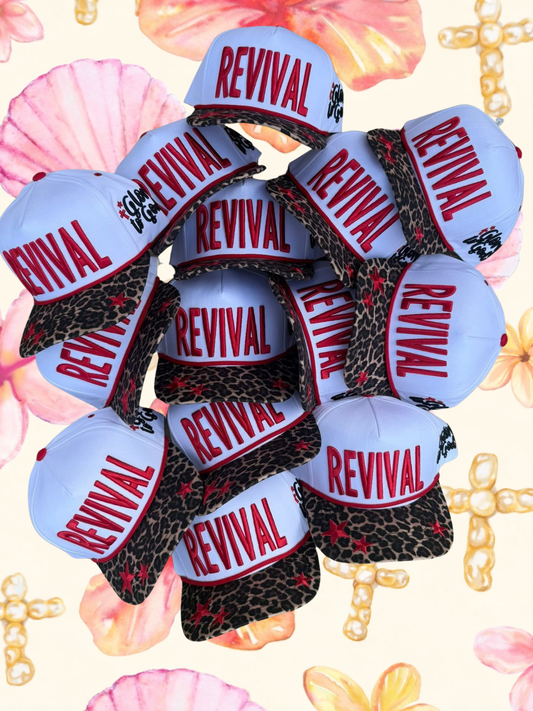 Leopard Red Revival Trucker Hat