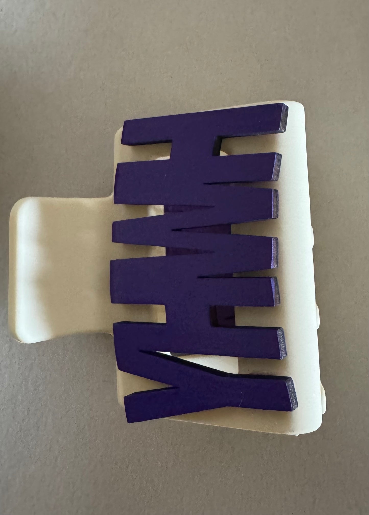 Royal purple YHWH claw clip