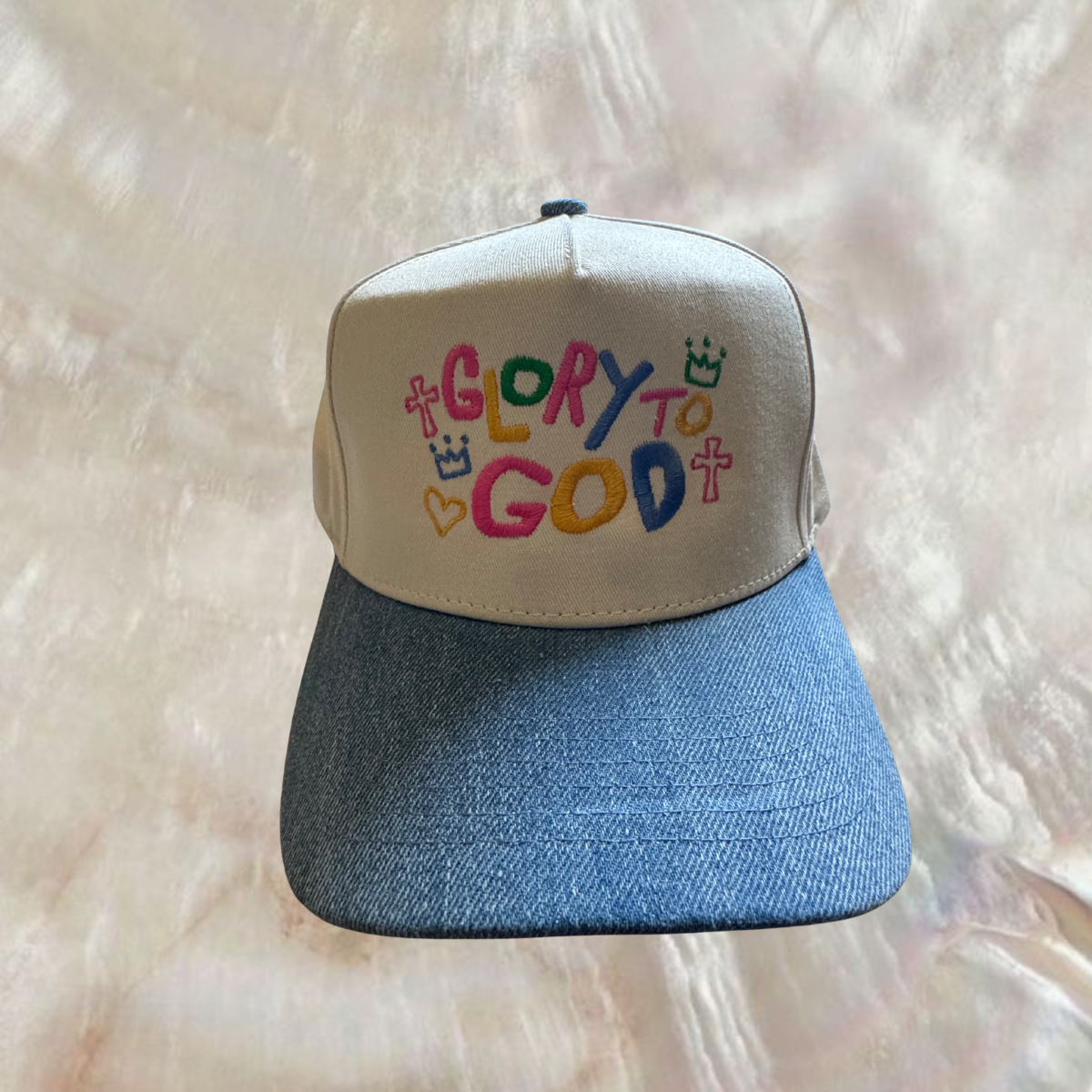 GLORY TO GOD trucker hat