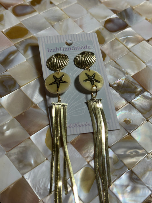 Dangle Coastal Shell Earrings