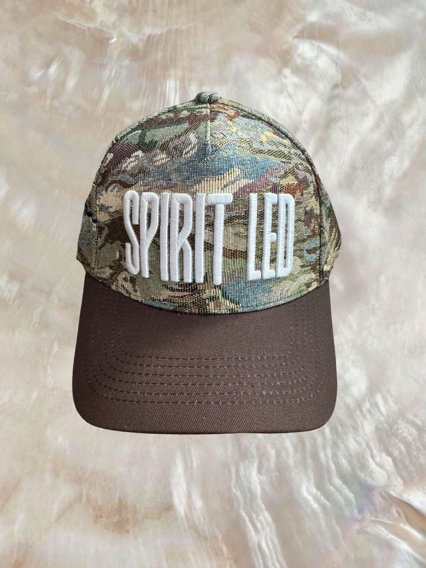 Spirit Led Brown Vintage Trucker Hat