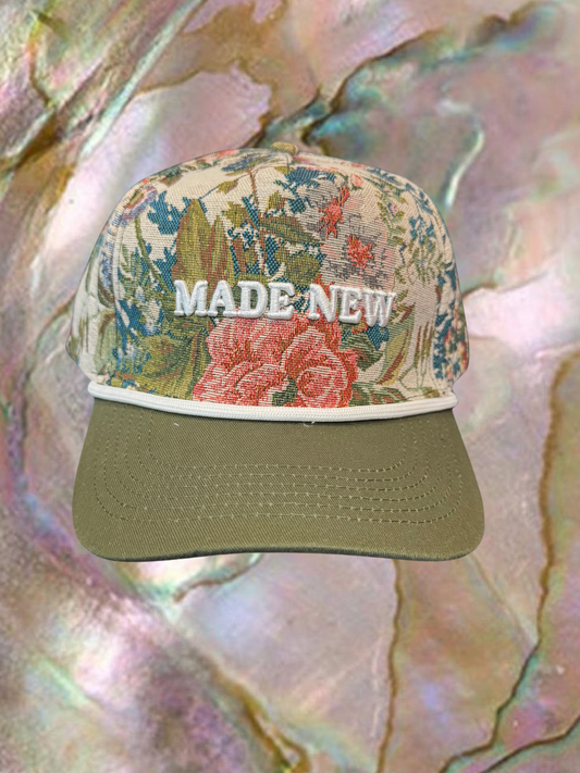 Made New floral trucker hat
