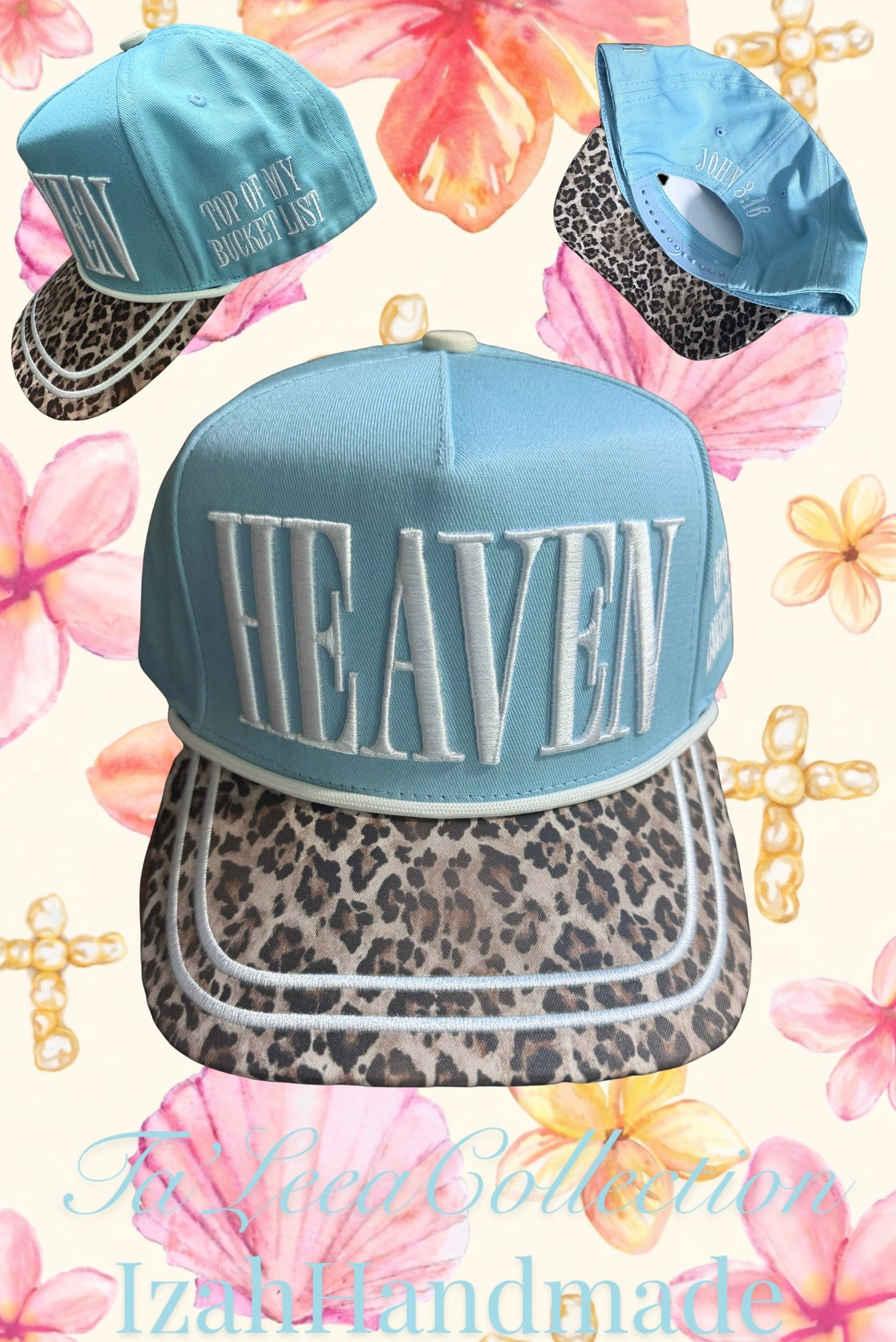 Leopard Print Heaven Trucker Hat