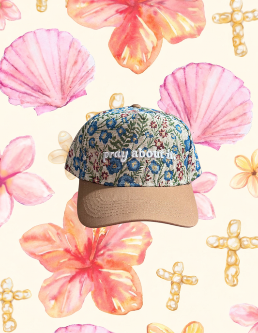 Pray About It Vintage Trucker Hat