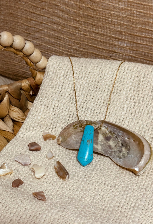 Turquoise Point Necklace