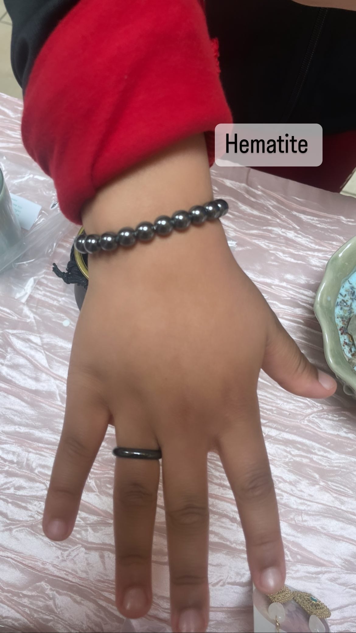 Hematite rings